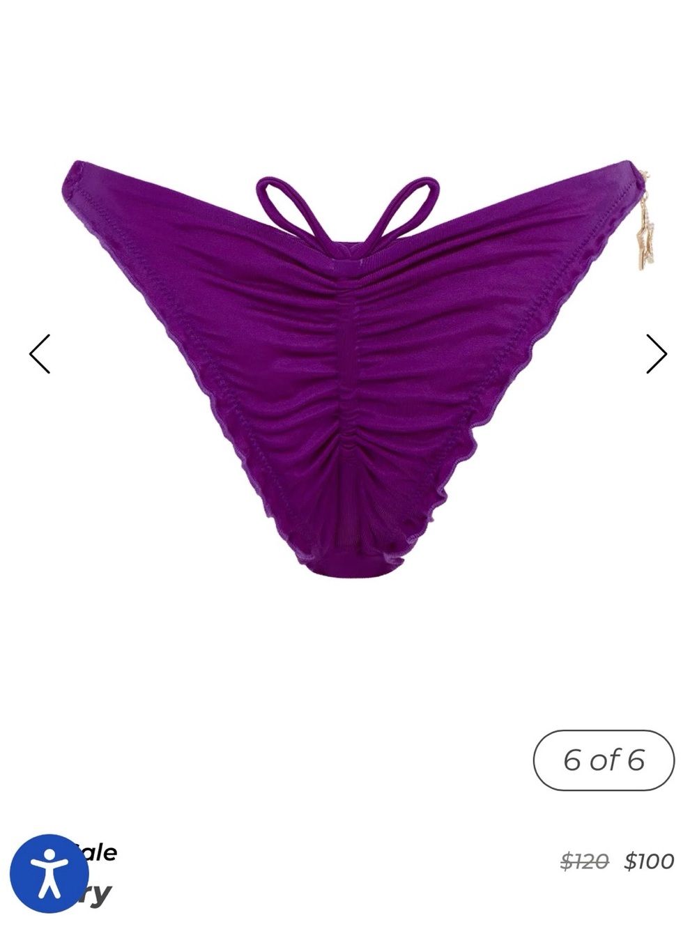 Agent Provocateur Berry Bikini Size AP 3 - Picture 9 of 9